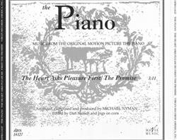 Download Michael Nyman - The Piano The Heart Asks Pleasure First The Promise