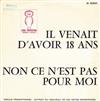 télécharger l'album Dalida - Il Venait DAvoir 18 Ans Non Ce NEst Pas Pour Moi