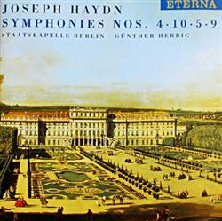 Download Joseph Haydn, Armin Thalheim, Staatskapelle Berlin, Günter Herbig - Symphonies Nos 4 10 5 9