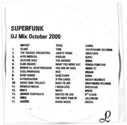 Download Superfunk - DJ Mix October 2000