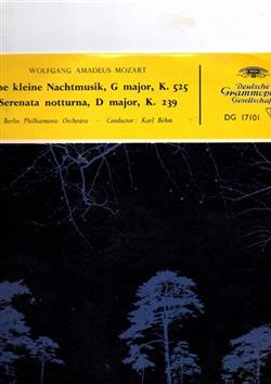 Download Wolfgang Amadeus Mozart, Berlin Philharmonic Orchestra, Karl Böhm - Eine Kleine Nachtmusik G Major K525 Serenata Notturna K239