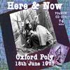 kuunnella verkossa Here & Now - Oxford Poly 18th June 1977