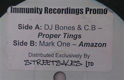 Download DJ Bones & CB Mark One - Proper Tings Amazon