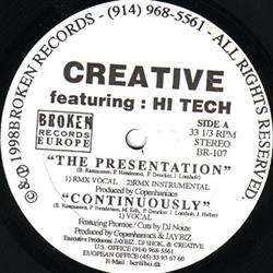 Download Creative Featuring Hi Tech - The Presentation