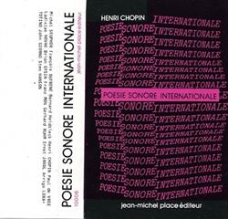 Download Various - Poésie Sonore Internationale