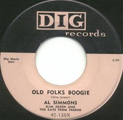 Download Al Simmons , Slim Green And The Cats From Fresno Sidney Maiden, Slim Green And The Cats From Fresno - Old Folks Boogie Hand Me Down Baby