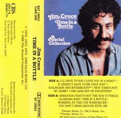 Download Jim Croce - Time in a Bottle A Special Collection Tape One